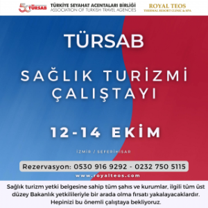 Sağlık Turizmi Çalıştay’ı bu yıl Seferihisar’da