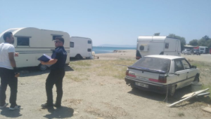 Seferihisar Belediyesi’nden karavan ve motokaravan işgalleri ile mücadele
