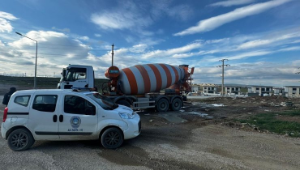 Toprak zeminde beton aracı yıkayanlara ceza