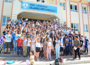 Ulamış Ortaokulunda karne heyecanı