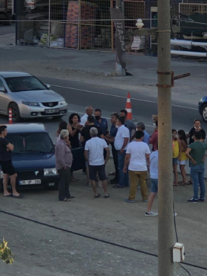 Yol yapım çalışması kazaya neden oldu